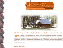 Tablet Screenshot of chiwawalodging.com